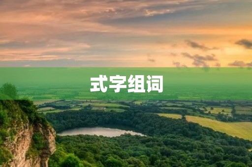 式字组词(式组词) 式字组词(式组词)