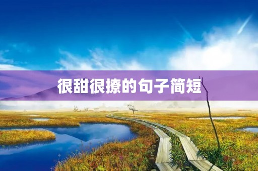 很甜很撩的句子简短,特别甜,暖心的句子 很甜很撩的句子简短,特别甜,暖心的句子