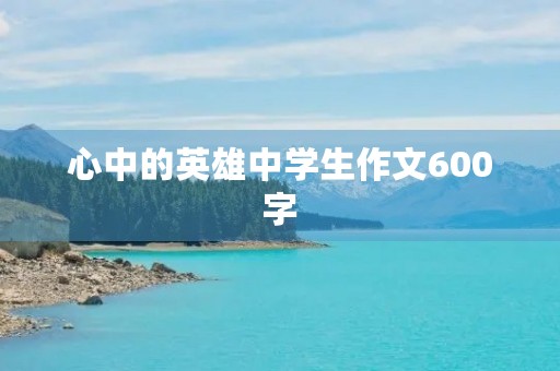心中的英雄中学生作文600字