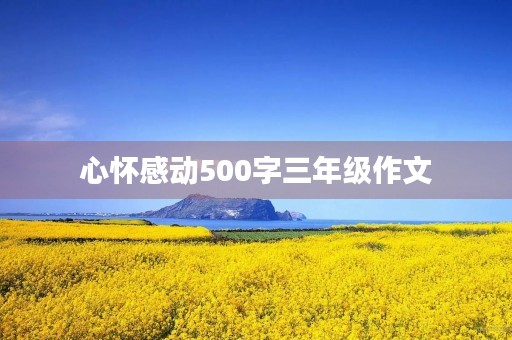 心怀感动500字三年级作文 心怀感动500字三年级作文
