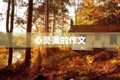 心灵美的作文