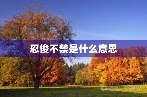 忍俊不禁是什么意思 忍俊不禁是什么意思