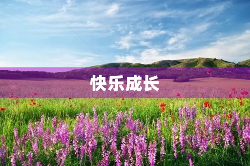 快乐成长,让我们一起成长 快乐成长,让我们一起成长