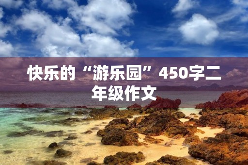 快乐的“游乐园”450字二年级作文