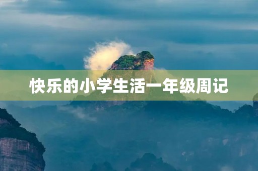 快乐的小学生活一年级周记 快乐的小学生活一年级周记
