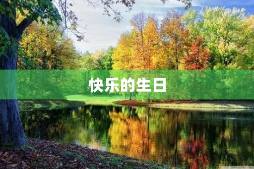 快乐的生日 快乐的生日