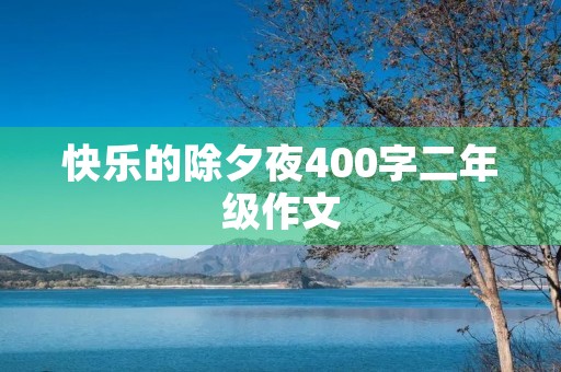 快乐的除夕夜400字二年级作文
