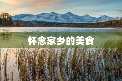 怀念家乡的美食