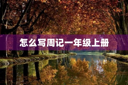 怎么写周记一年级上册