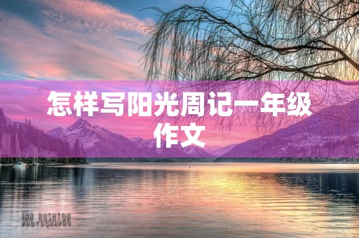怎样写阳光周记一年级作文