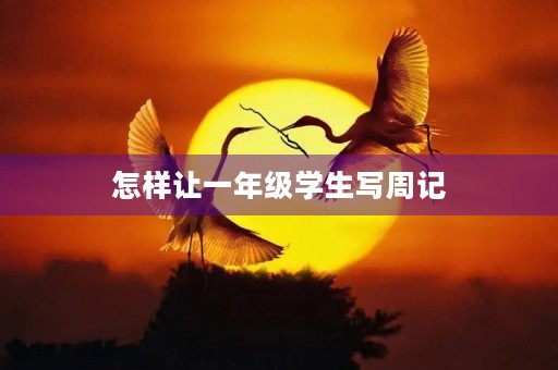 怎样让一年级学生写周记
