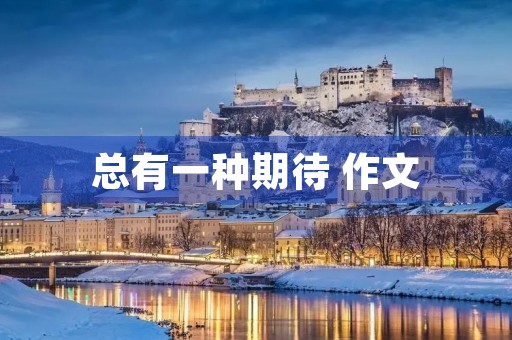 总有一种期待 作文 总有一种期待 作文