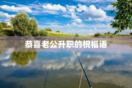 恭喜老公升职的祝福语(恭喜领导升职的精辟的话)