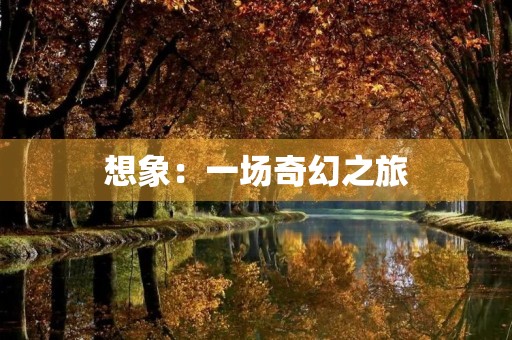 想象：一场奇幻之旅