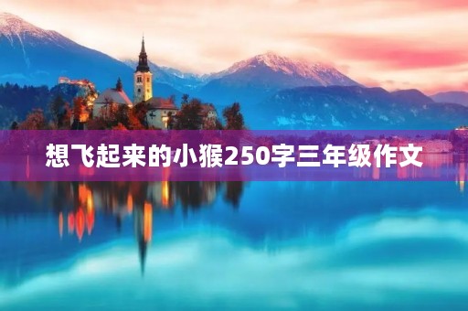 想飞起来的小猴250字三年级作文 想飞起来的小猴250字三年级作文