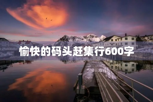 愉快的码头赶集行600字