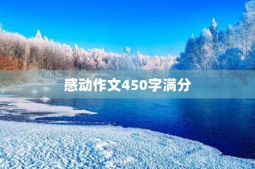 感动作文450字满分 感动作文450字满分