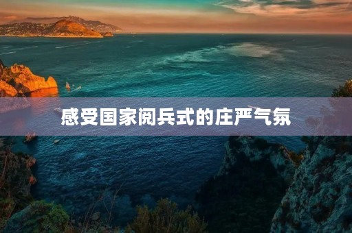 感受国家阅兵式的庄严气氛