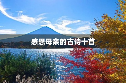 感恩母亲的古诗十首，感恩母亲的古诗十首四句