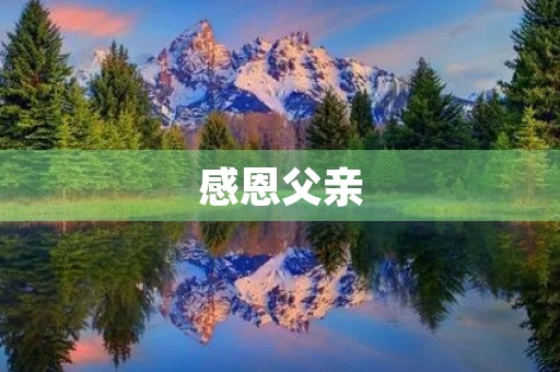 感恩父亲,祝福天下父亲节快乐 感恩父亲,祝福天下父亲节快乐