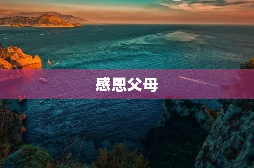 感恩父母，爱与陪伴