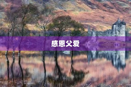 感恩父爱 感恩父爱