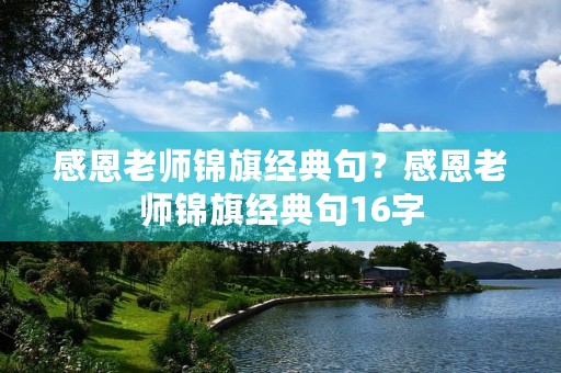 感恩老师锦旗经典句？感恩老师锦旗经典句16字