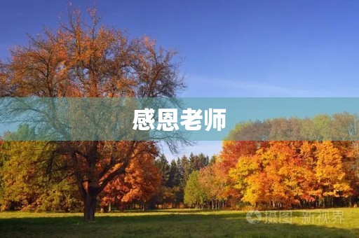 感恩老师,谢谢你! 感恩老师,谢谢你!
