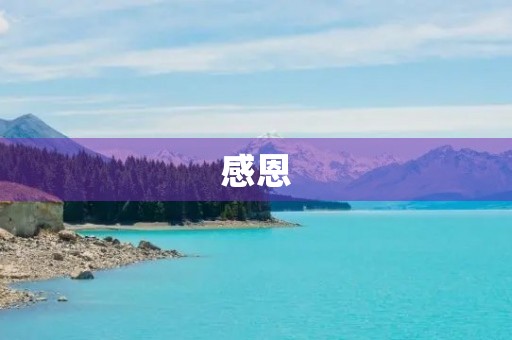 感恩，让我们更美好