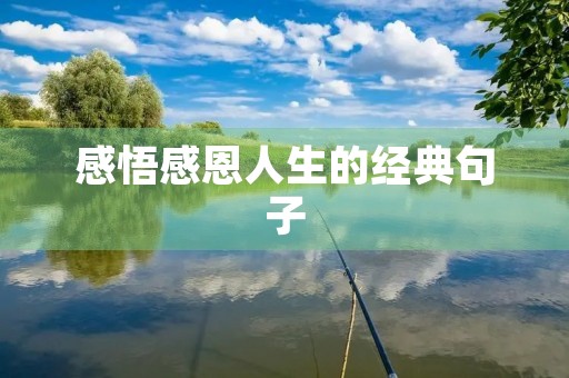 感悟感恩人生的经典句子(感悟感恩人生的经典句子简短) 感悟感恩人生的经典句子(感悟感恩人生的经典句子简短)