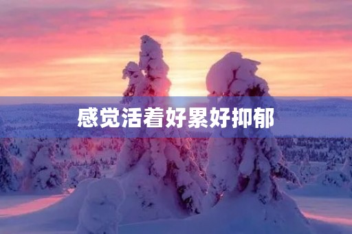 感觉活着好累好抑郁,感觉活着好累好抑郁的句子 感觉活着好累好抑郁,感觉活着好累好抑郁的句子