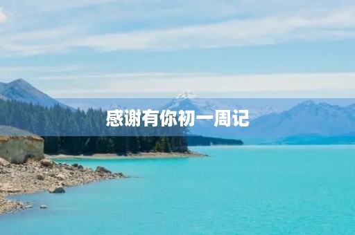 感谢有你初一周记