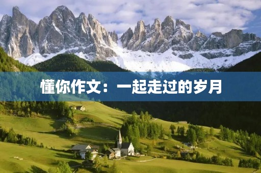 懂你作文：一起走过的岁月