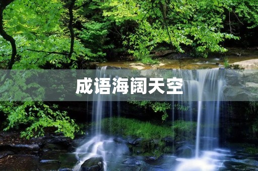 成语海阔天空 成语海阔天空