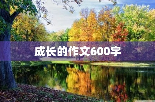 成长的作文600字 成长的作文600字