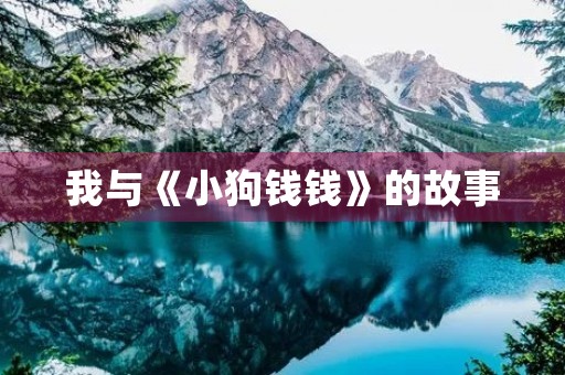 我与《小狗钱钱》的故事 我与《小狗钱钱》的故事