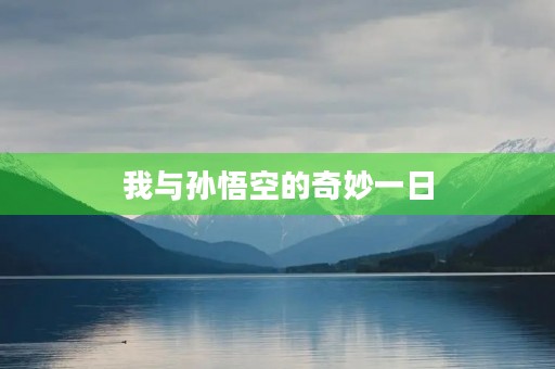 我与孙悟空的奇妙一日