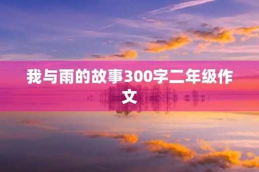 我与雨的故事300字二年级作文