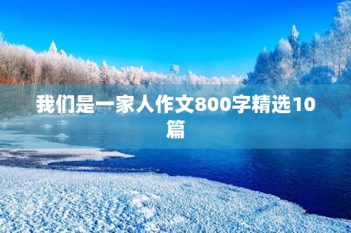 我们是一家人作文800字精选10篇