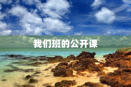 我们班的公开课 我们班的公开课