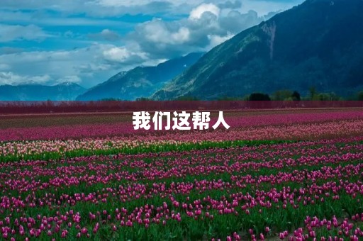 我们这帮人 我们这帮人