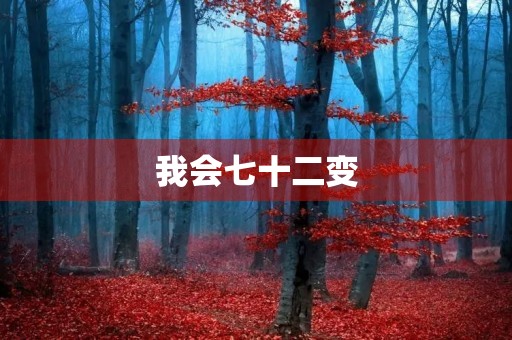 我会七十二变 我会七十二变