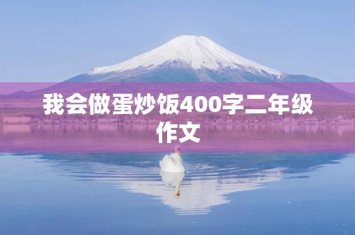 我会做蛋炒饭400字二年级作文