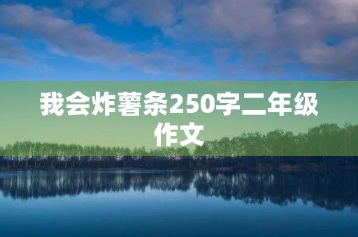 我会炸薯条250字二年级作文