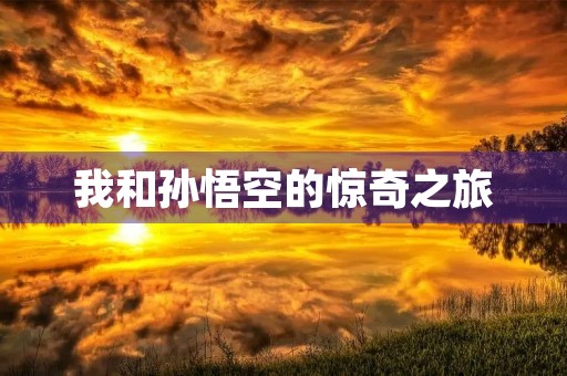 我和孙悟空的惊奇之旅