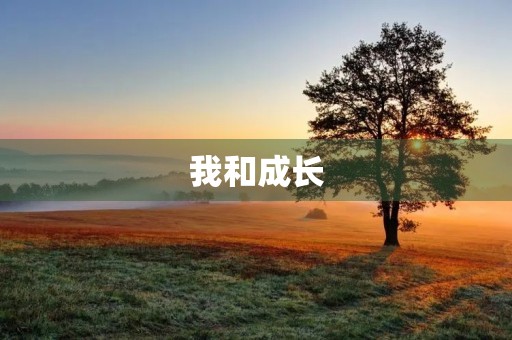 我和成长 我和成长