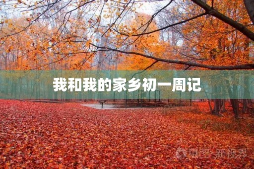 我和我的家乡初一周记