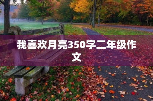 我喜欢月亮350字二年级作文