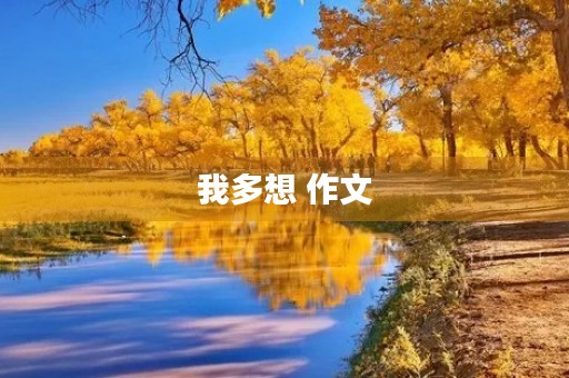 我多想 作文 我多想 作文