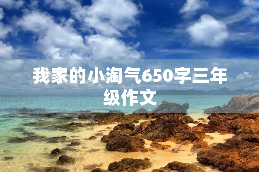 我家的小淘气650字三年级作文